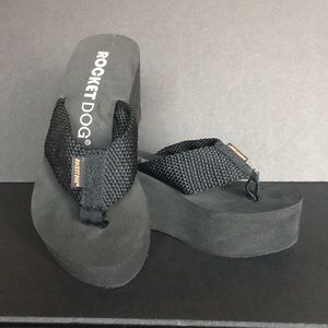 Rocket Dog Heeled Flip Flops